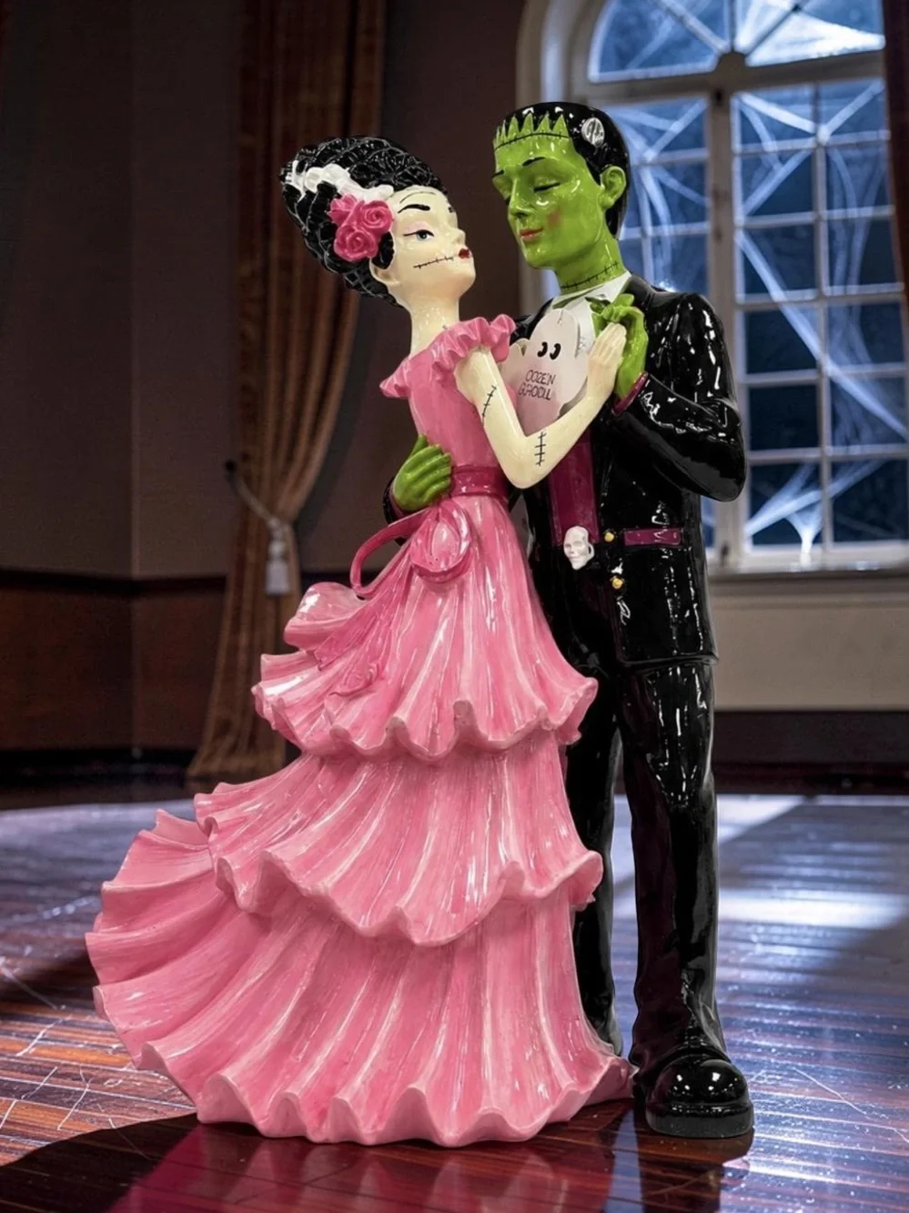 Goblin & Ghoul NWT Halloween Bride & Groom Frankenstein & Bride Figurine